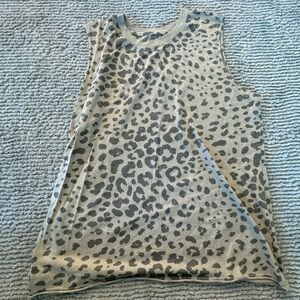 Cheetah print tank